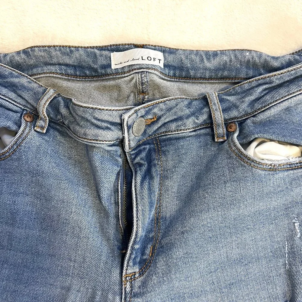 Loft - Curvy Skinny Crop - Ripped - Picture 4 of 4